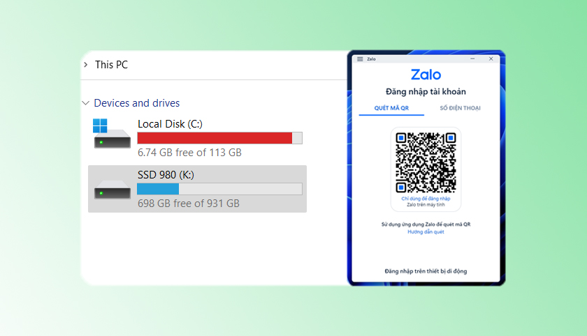 cách xử lý zalo pc bị đầy bộ nhớ máy tính